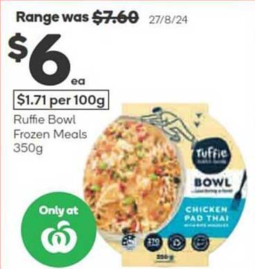 Ruffie Bowl Frozen Meals