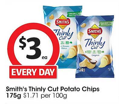 Smith's Thinly Cut Potato Chips