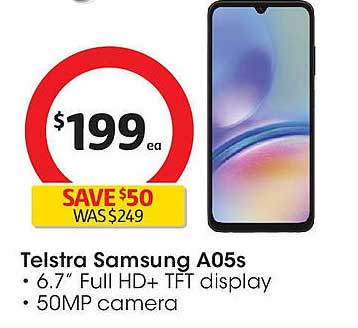 Telstra Samsung A05s