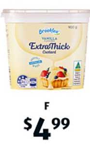 Breezley Vanilla Extra Thick Custard