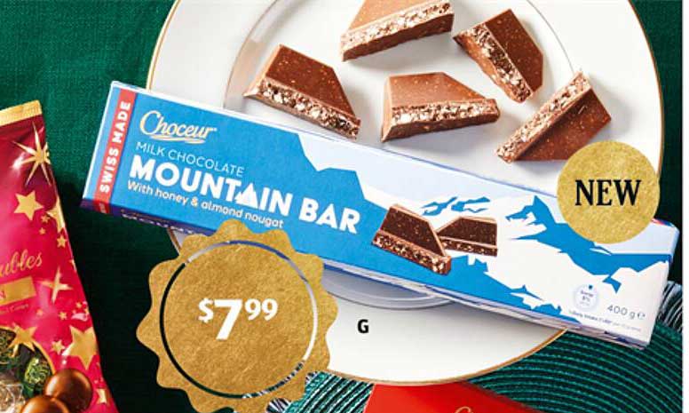 Chocoer Milk Chocolate MOUNTAIN BAR