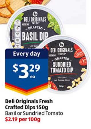 Deli Originals Fresh Crafted Dips