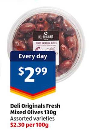 Deli Originals Fresh Mixed Olives