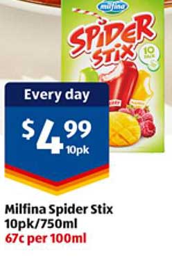 Milfina Spider Stix