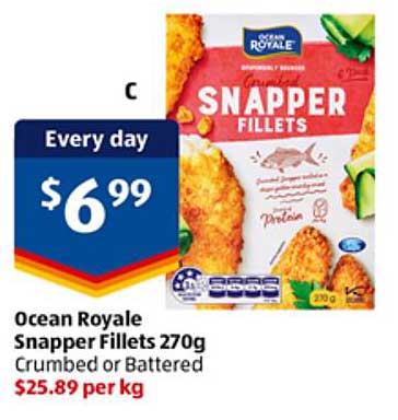 Ocean Royale Snapper Fillets