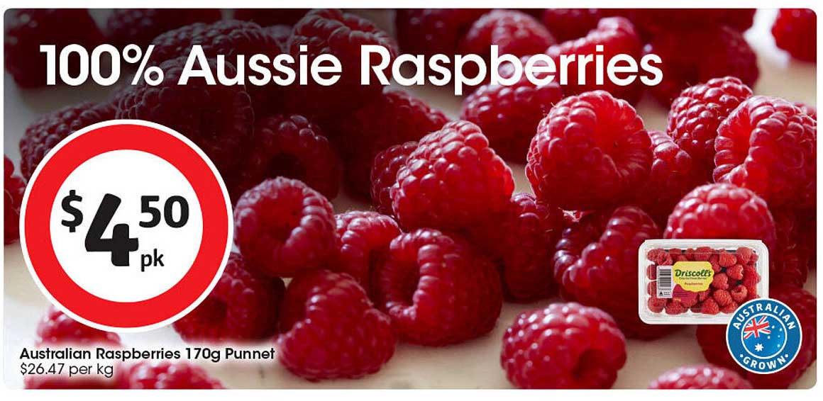 100% Aussie Raspberries