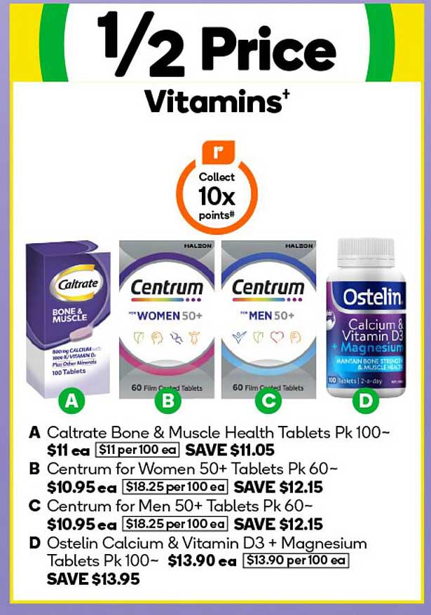 1/2 Price Vitamins