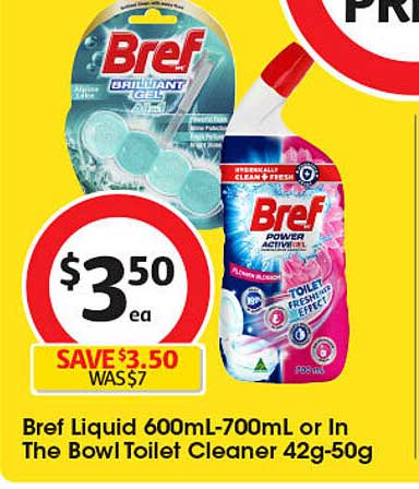 Bref Liquid or In The Bowl Toilet Cleaner