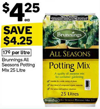 Brunnings All Seasons Potting Mix