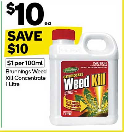 Brunnings Weed Kill Concentrate