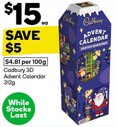 Cadbury 3D Advent Calendar