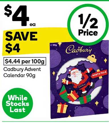 Cadbury Advent Calendar 90g