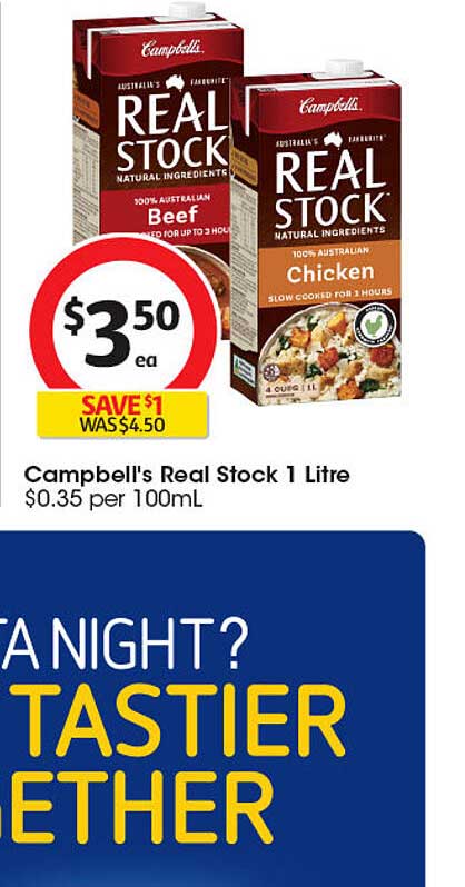 Campbell's Real Stock 1 Litre