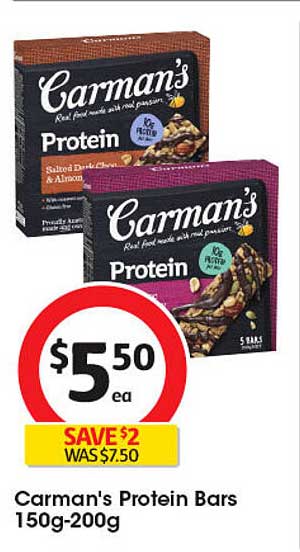 Carman's Protein Bars