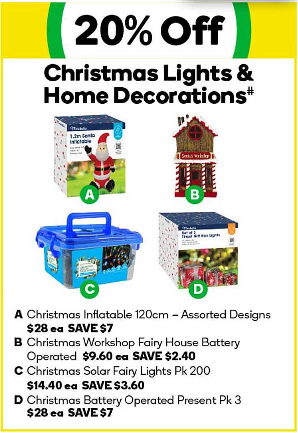 Christmas Lights & Home Decorations