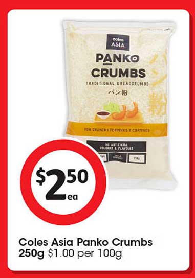 Coles Asia Panko Crumbs