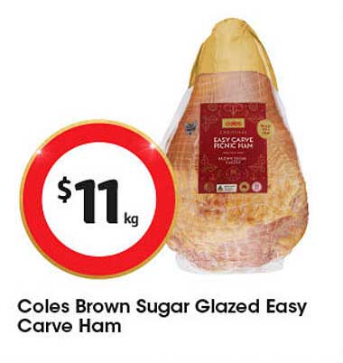 Coles Brown Sugar Glazed Easy Carve Ham