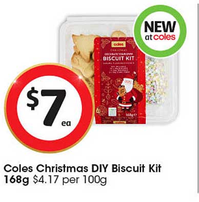 Coles Christmas DIY Biscuit Kit