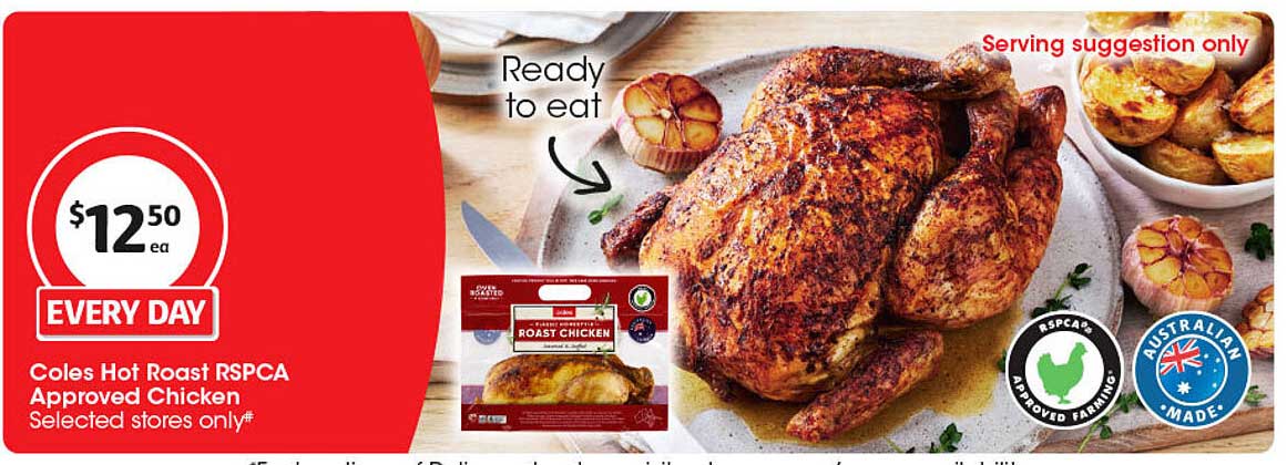 Coles Hot Roast RSPCA Approved Chicken