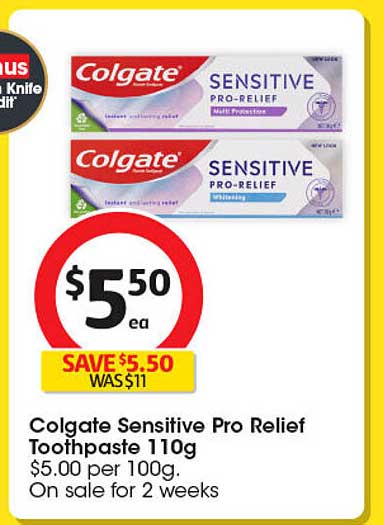 Colgate Sensitive Pro Relief Toothpaste 110g