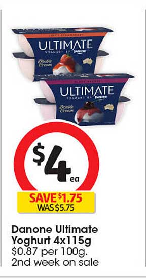 Danone Ultimate Yoghurt