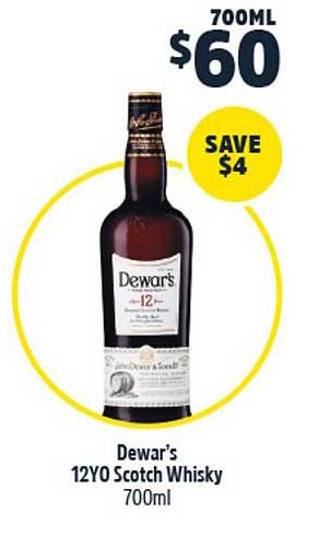 Dewar's 12YO Scotch Whisky