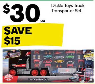 Dickie Toys Truck Transporter Set