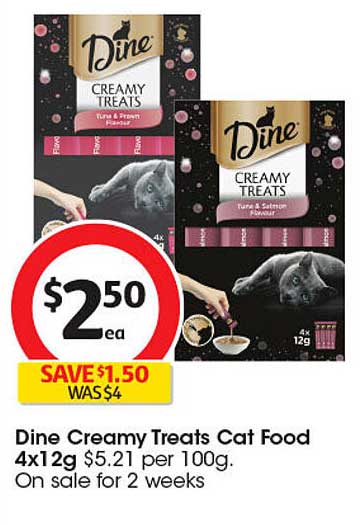 Dine Creamy Treats Cat Food