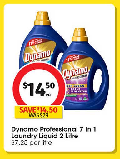 Dynamo Professional 7 In 1 Laundry Liquid 2 Litre