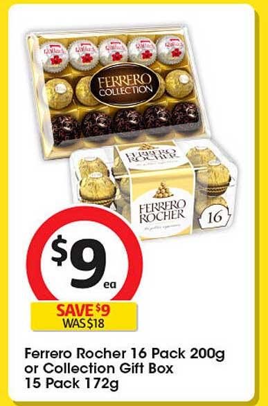 Ferrero Rocher 16 Pack 200g or Collection Gift Box