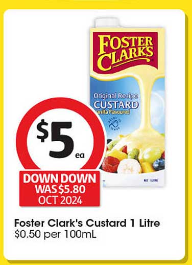 Foster Clark's Custard 1 Litre