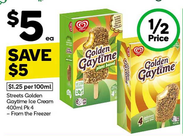 Golden Gaytime Ice Cream