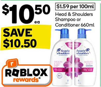 Head & Shoulders Shampoo or Conditioner