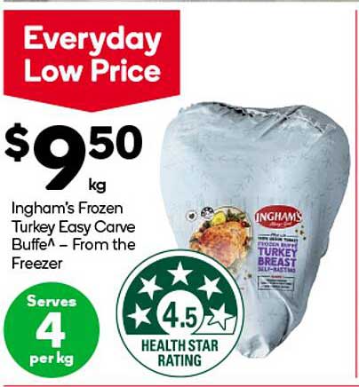 Ingham's Frozen Turkey Easy Carve Buffet