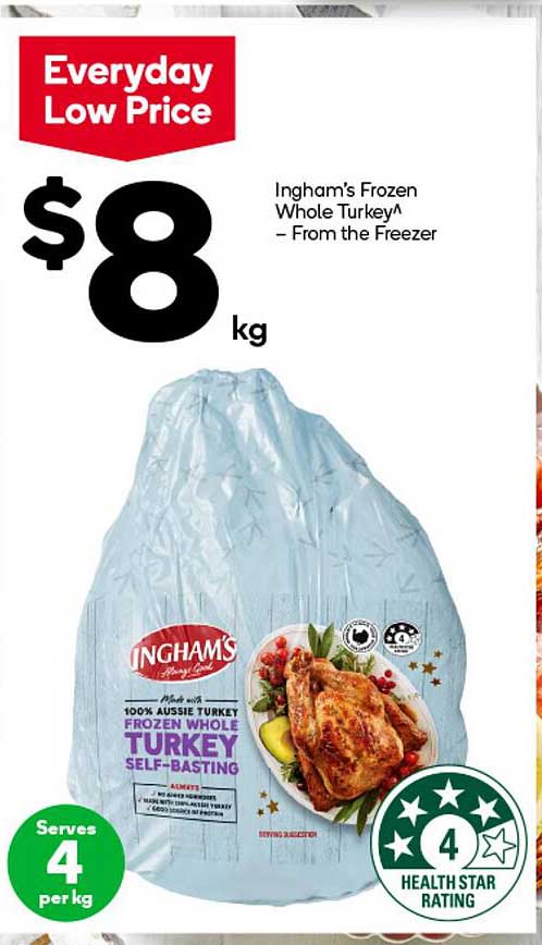 Ingham's Frozen Whole Turkey