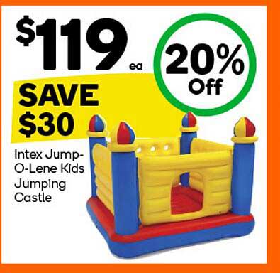 Intex Jump-O-Lene Kids Jumping Castle