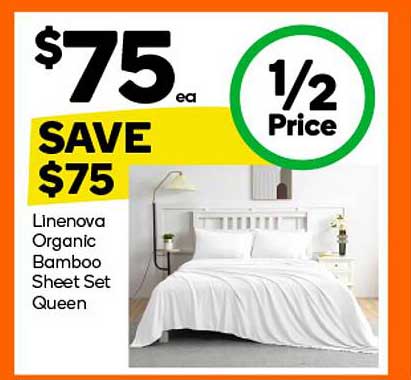 Linenova Organic Bamboo Sheet Set Queen