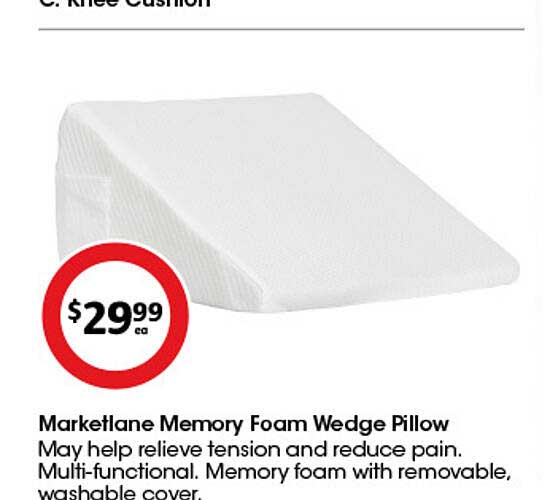 Marketlane Memory Foam Wedge Pillow