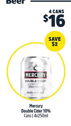 Mercury Double Cider 10%