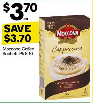 Moccona Coffee Sachets Pk 8-10