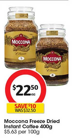 Moccona Freeze Dried Instant Coffee