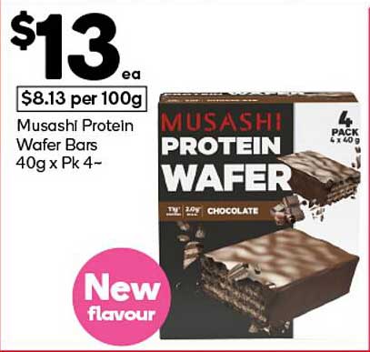 Musashi Protein Wafer Bars