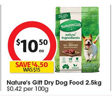 Nature's Gift Dry Dog Food 2.5kg