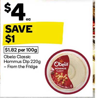 Obela Classic Hommus Dip