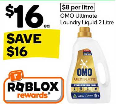 OMO Ultimate Laundry Liquid 2 Litre