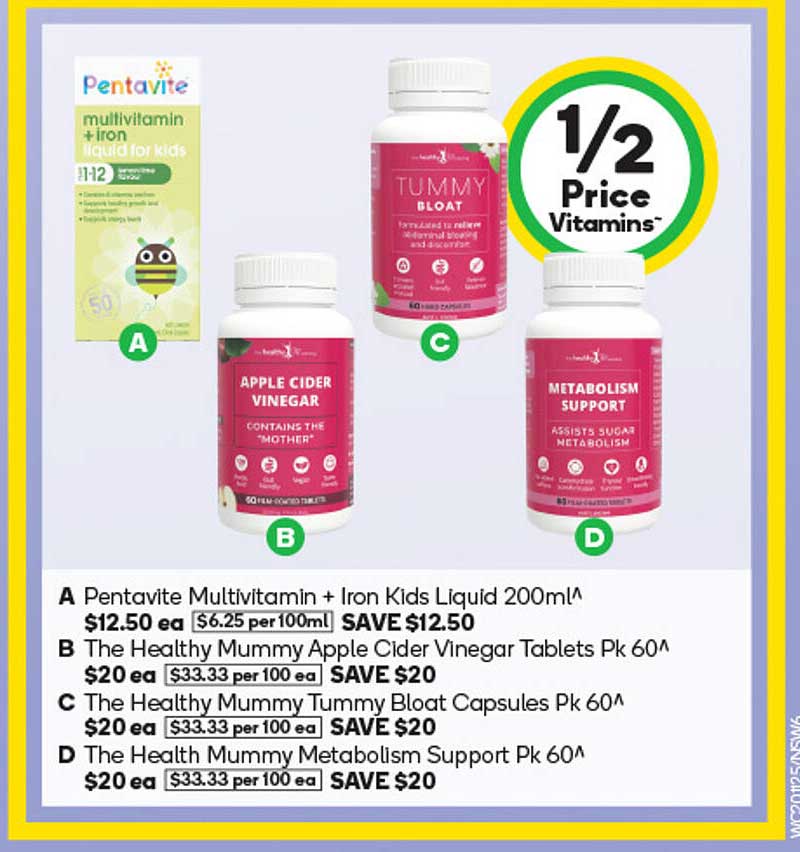 Pentavite Multivitamin + Iron Liquid for Kids