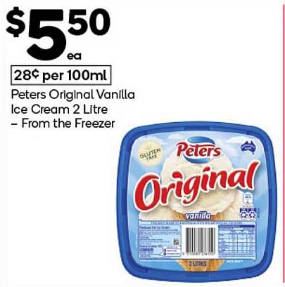 Peters Original Vanilla Ice Cream