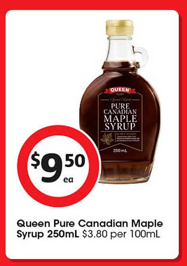 Queen Pure Canadian Maple Syrup