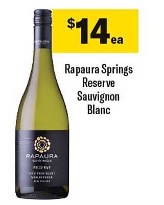 Rapaura Springs Reserve Sauvignon Blanc