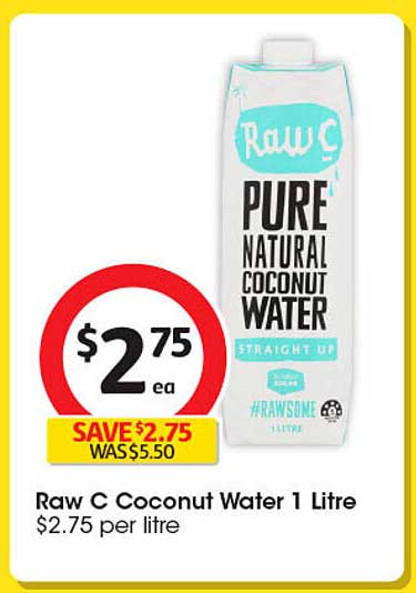 Raw C Coconut Water 1 Litre